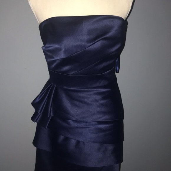 Formal satin Cocktail dress by max and cleo - Picture 1 of 10